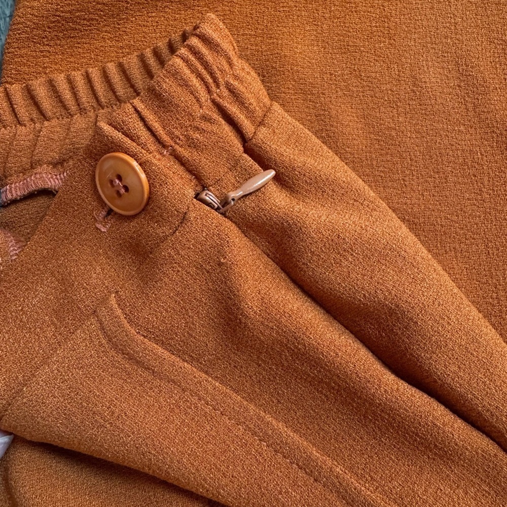 American Apparel Rust Orange Jogger Pants - Picture 7 of 13